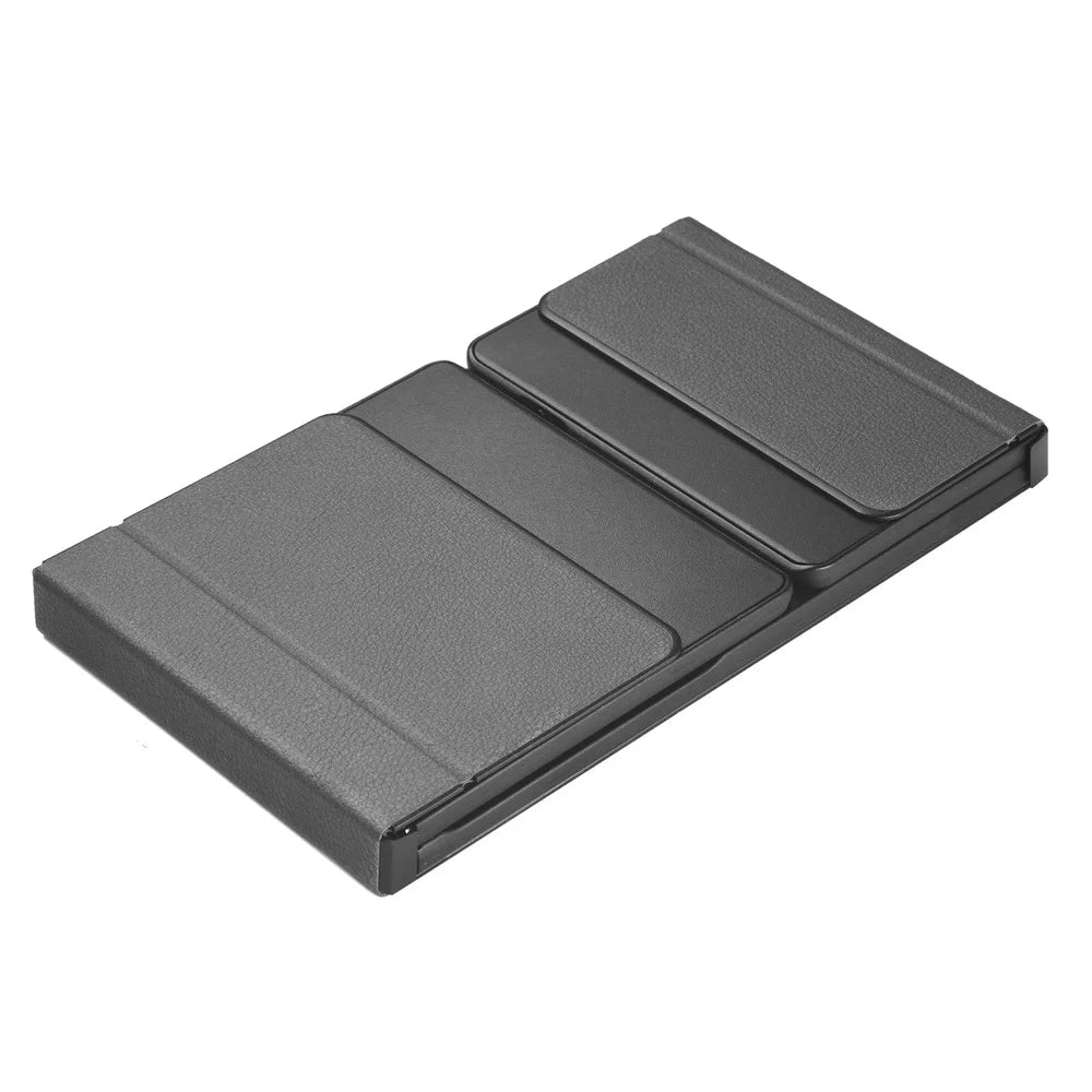 B077T Foldable PU Leather Wireless Bluetooth-compatible Keyboard with Touchpad - 6