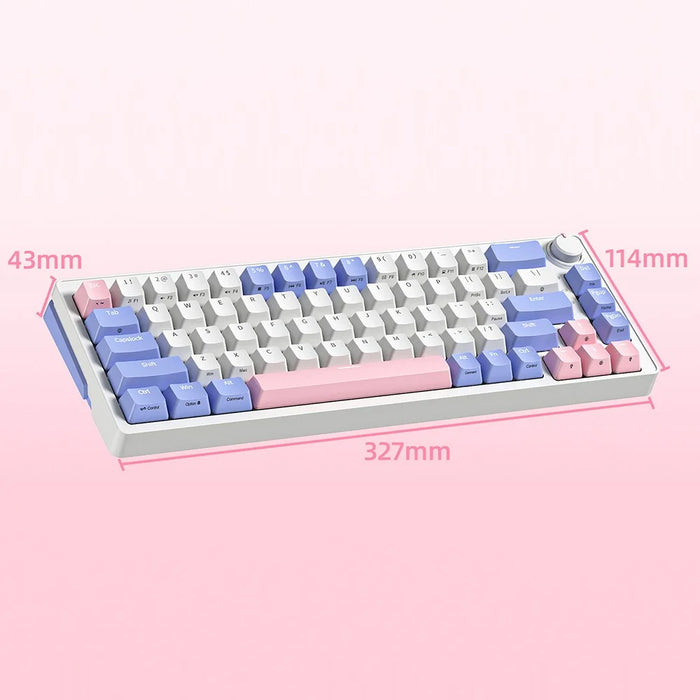 ZA68 Computer Laptop Gaming Keyboard Wired RGB Light 68-Key Mechanical Keyboard - Style A - 6