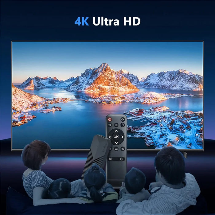 T3MINI Android 10 2.4G WiFi Mini Smart TV Stick 4K Ultra HD Media Player,  1GB+8GB - US Plug - 5