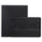 A14B For iPad Pro 13 (2025) / (2024) Bluetooth-compatible Keyboard Cover with Pen Slot Ultra Thin Tablet Case - Black - 1