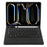 A13B-A For iPad Pro 11 (2024) Pen Slot Leather Tablet Case + Bluetooth-compatible Keyboard with Touchpad - Black - 2