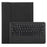 A13B-A For iPad Pro 11 (2024) Pen Slot Leather Tablet Case + Bluetooth-compatible Keyboard with Touchpad - Black - 4
