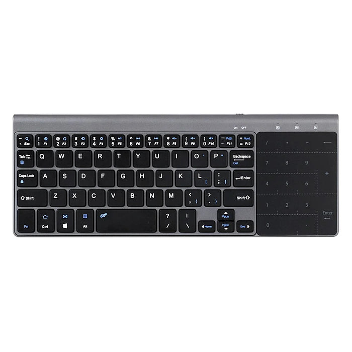 MC-41AG 59-Key Ultra Thin 2.4G Wireless Keyboard with Touchpad for PC / Laptop / Smart TV - 2