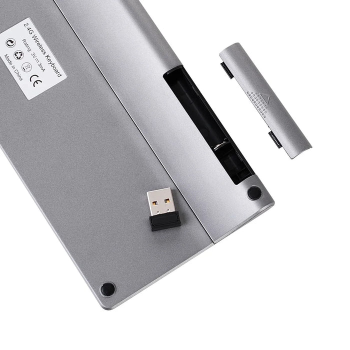 MC-41AG 59-Key Ultra Thin 2.4G Wireless Keyboard with Touchpad for PC / Laptop / Smart TV - 5