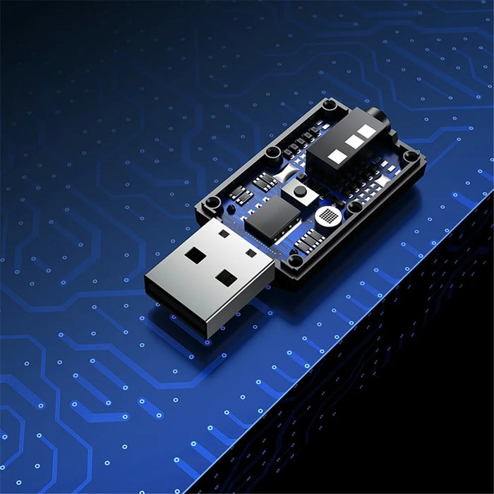 T-02 USB Bluetooth-compatible Audio Adapter Handsfree Call Bluetooth-compatible 5.0 Receiver Transmitter - 2