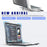 Two-Piece Plastic + TPU Protective Case Shell with Stand Design for MacBook Pro 13 inch (2020) A2251 / A2289 / A2338 (M1 / M2)   - Grey - 7
