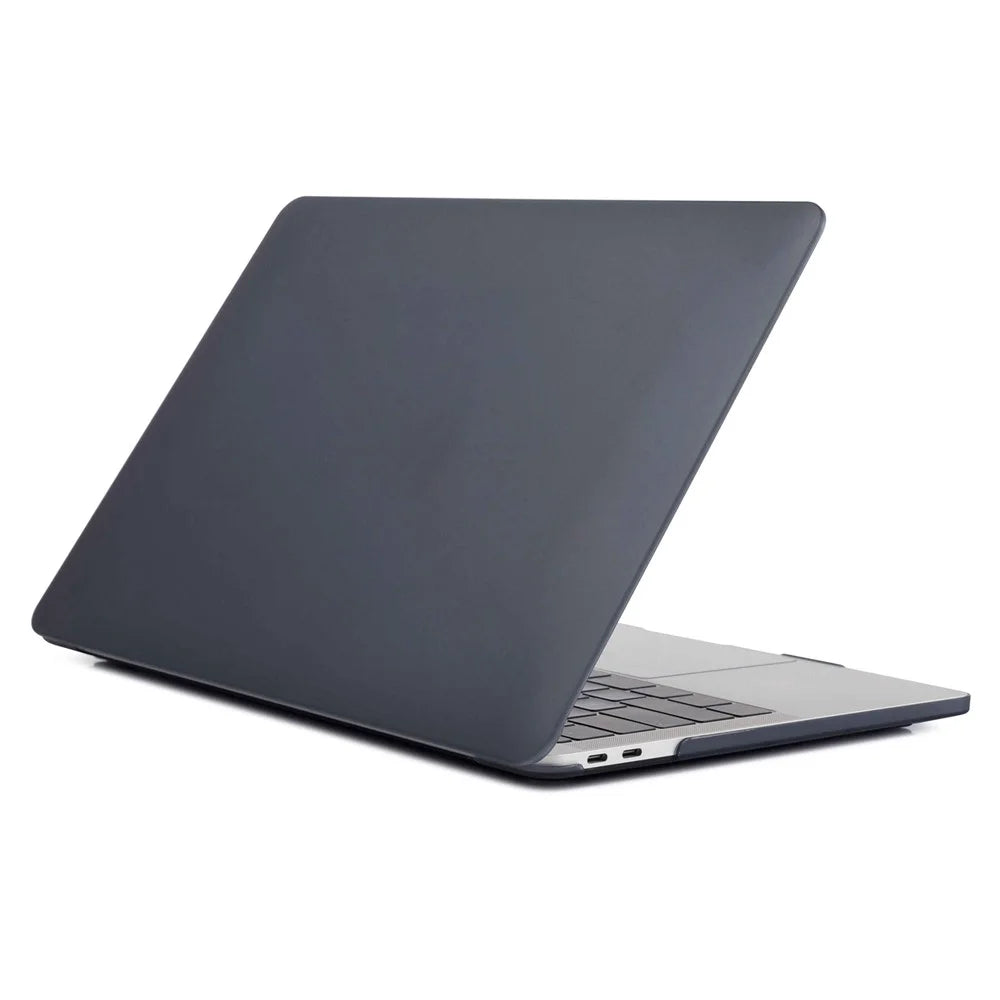 Matte PC Front and Back Protective Phone Case Mobile Phone Bag Shell for MacBook Pro 13 inch (2020) / (2019) / (2018) / (2017) / (2016) A1706 A1708 A1989 A2159 A2251 A2289 A2338 - Black - 1
