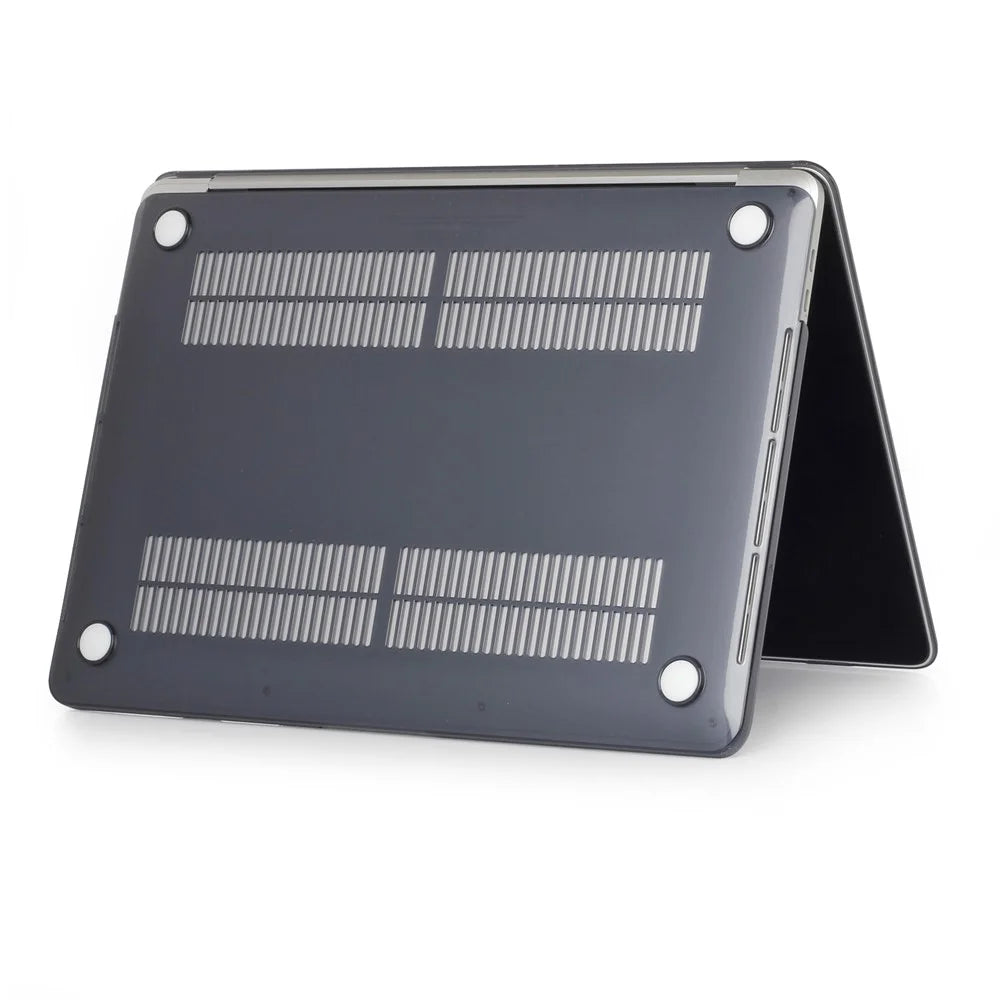 Protective Hard PC Laptop Phone Cover for MacBook Air 13" (2020) - Transparent Black - 5