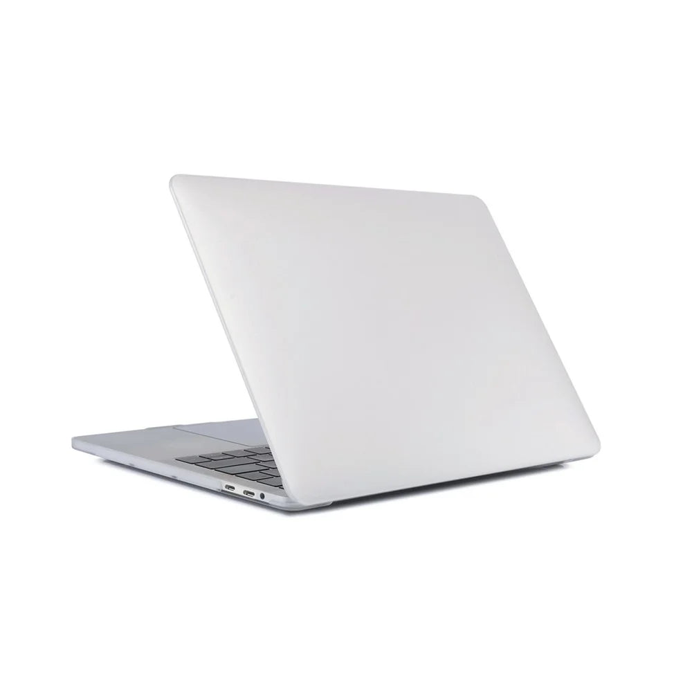 For MacBook Pro 16-inch (2019) A2141 ENKAY HAT PRINCE Matte PC Protective Case + Ultra-slim TPU EU Version Keyboard Film + Anti-Dust Plugs 3-IN-1 Set - White - 1