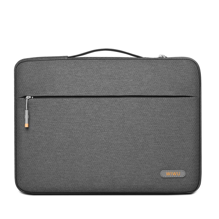 WIWU Notebook Cover Sleeve Computer Pouch Laptop Bag for 15.4-inch/16-inch Laptop - Dark Grey - 1