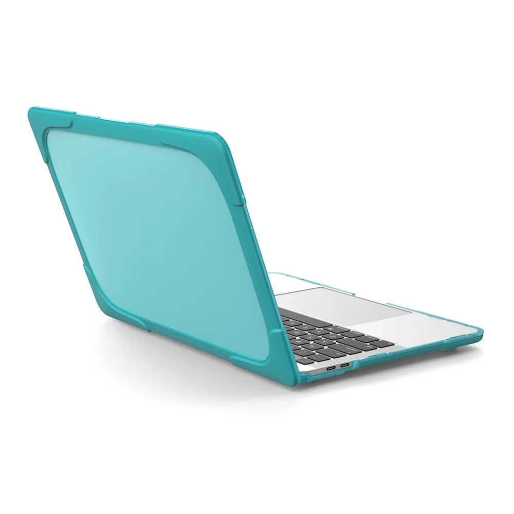 Two-piece Plastic + TPU Protective Laptop Case for MacBook Pro 13 inch with / without Touch Bar (2020-2016) A1706 A1989 A2159 A1708 - Baby Blue - 6