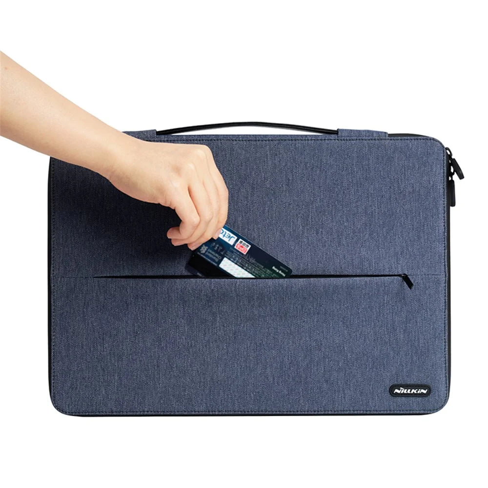 NILLKIN Multi-functional Scratch-resistant Waterproof Computer Laptop Bag with Hidden Stand for 16.1-inch Laptop - Blue - 3