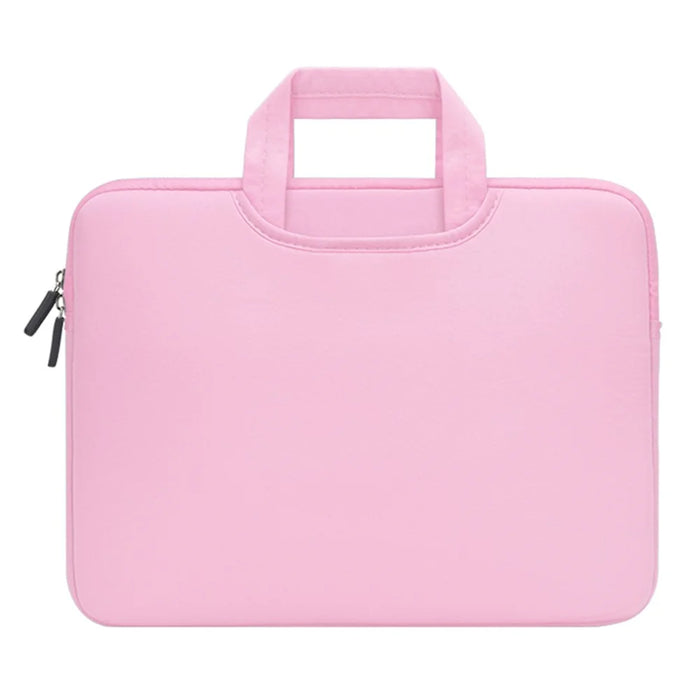 Portable Laptop Bag Case Shockproof Computer Handbag for 15.6inch Notebook - Pink - 1
