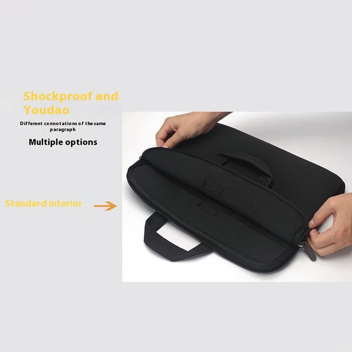 Portable Laptop Bag Case Shockproof Computer Handbag for 15.6inch Notebook - Pink - 5