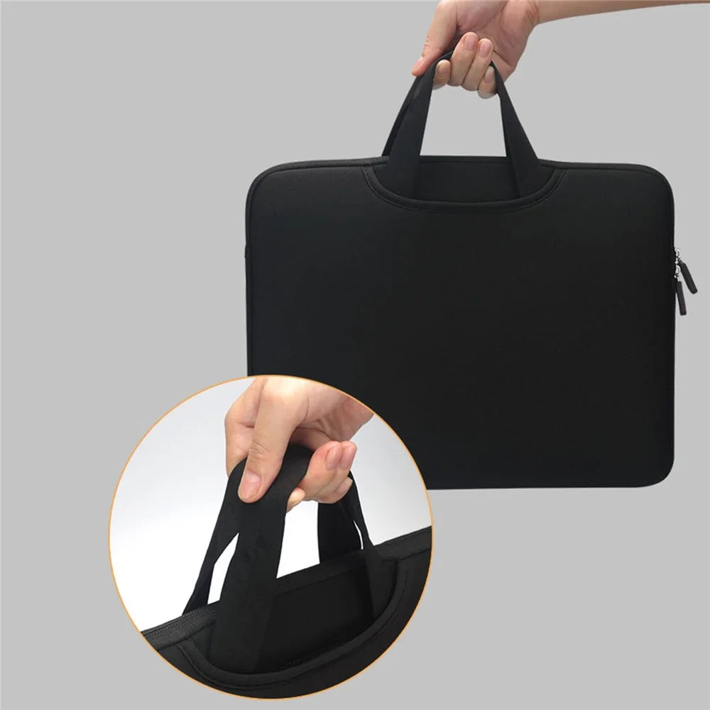 Fashion Laptop Bag Case Portable Shockproof Computer Handbag for 15.4inch Notebook - Pink - 2