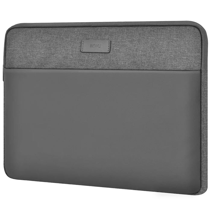 WIWU 16-inch Minimalist Laptop Bag Waterproof Polyester Notebook Protective Sleeve - Grey - 1