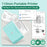 PHOMEMO M04S Mini Bluetooth-compatible Inkless Thermal Printer Wireless Photos Labels Notes Printer - Green - 2