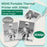 PHOMEMO M04S Mini Bluetooth-compatible Inkless Thermal Printer Wireless Photos Labels Notes Printer - Green - 3
