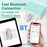 PHOMEMO M04S Mini Bluetooth-compatible Inkless Thermal Printer Wireless Photos Labels Notes Printer - Green - 5