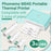 PHOMEMO M04S Mini Bluetooth-compatible Inkless Thermal Printer Wireless Photos Labels Notes Printer - Green - 6