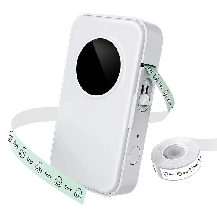 PHOMEMO Label Maker 203DPI Barcode Labeling Machine Wireless Bluetooth-compatible Thermal Mini Printer - White - 1
