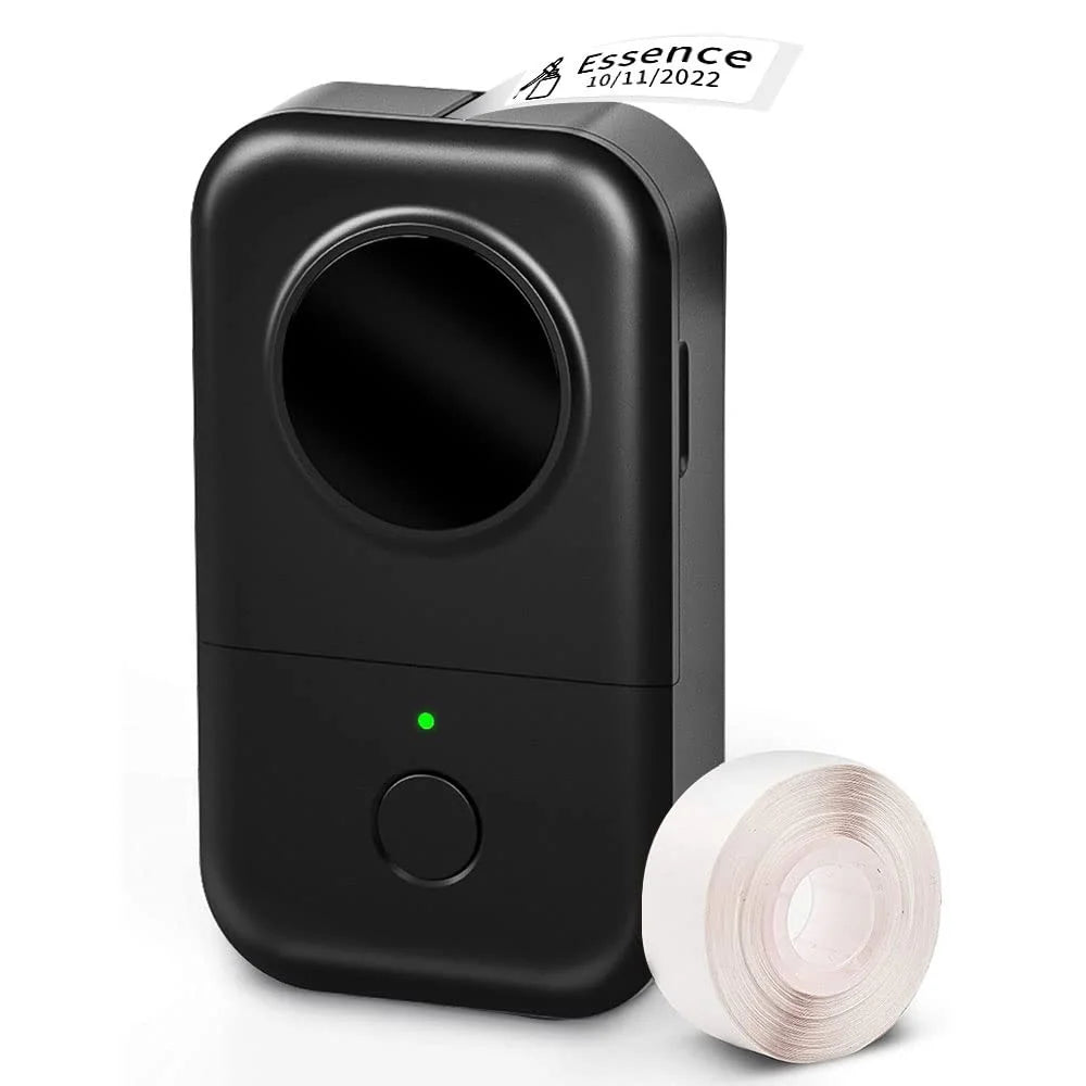 PHOMEMO D30 Portable Inkless Wireless Label Maker Mini Thermal Label Printer for Home School Office - Black - 1