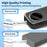 PHOMEMO D30 Portable Inkless Wireless Label Maker Mini Thermal Label Printer for Home School Office - Black - 4