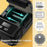 PHOMEMO M120 Bluetooth-compatible Inkless Thermal Printer Wireless Barcode Label Price Tag Printer - Black - 4