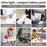 PHOMEMO M08F Bluetooth-compatible Inkless Thermal Printer Document Contract A4 Paper Printer, A4 Version / 210mm Print Width - Black - 7