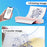 PHOMEMO M08F Thermal Printer Portable Bluetooth-compatible Inkless Printer, Tattoo Version / 216mm Print Width - White+Pink - 4