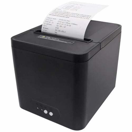 80A Thermal Receipt Printer POS Printing Tool with 80mm Printing Width - US Plug - 1