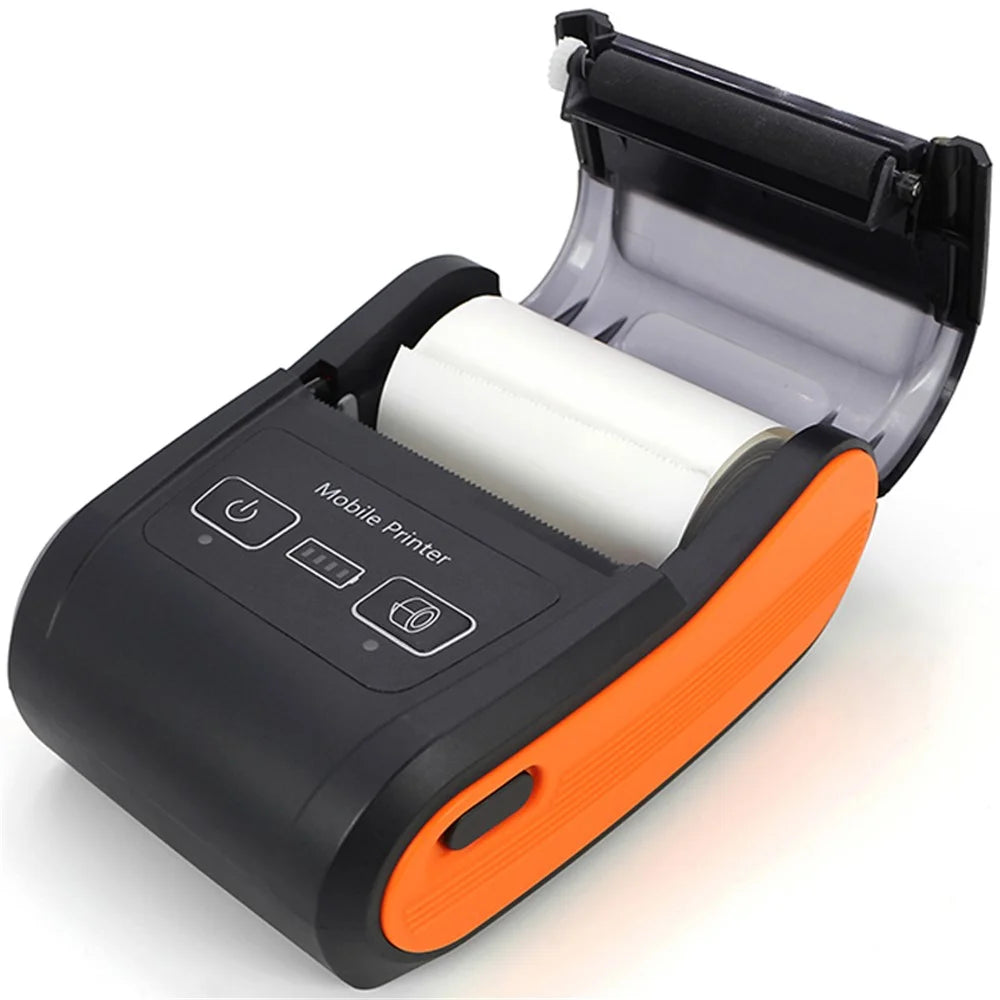 H22 Mini Size Thermal Receipt Printer Inkless Printing Tool with 80mm / s Print Speed - UK Plug - 3