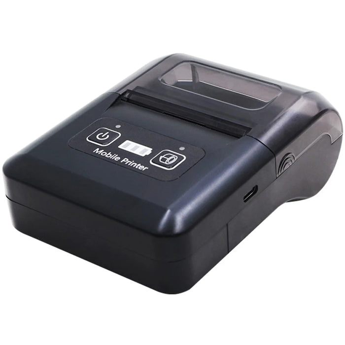 H20 USB + Bluetooth-compatible 203DPI Portable Thermal Printer 48mm Receipt Printer - US Plug - 2