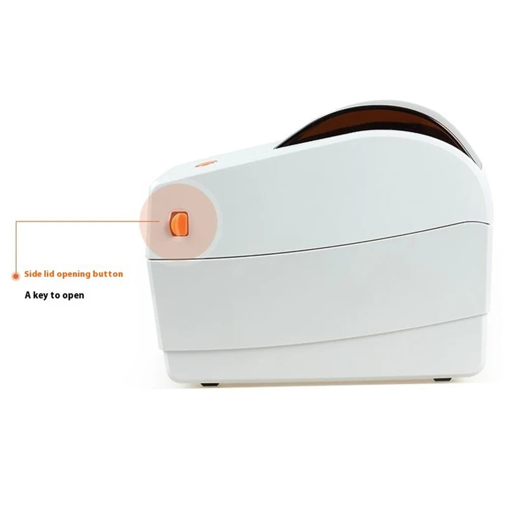TP403 180mm / s Fast Printing Desktop Thermal Printer Barcode Label Printer, USB Version - US Plug - 2
