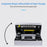 TDL406 203DPI Desktop Thermal Label Printer High Speed Printing Barcode Sticker Maker Machine, USB Version - US Plug - 5