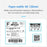 TDL406 203DPI Desktop Thermal Label Printer High Speed Printing Barcode Sticker Maker Machine, USB Version - US Plug - 6