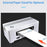TDL406 203DPI Desktop Thermal Label Printer High Speed Printing Barcode Sticker Maker Machine, USB Version - US Plug - 7