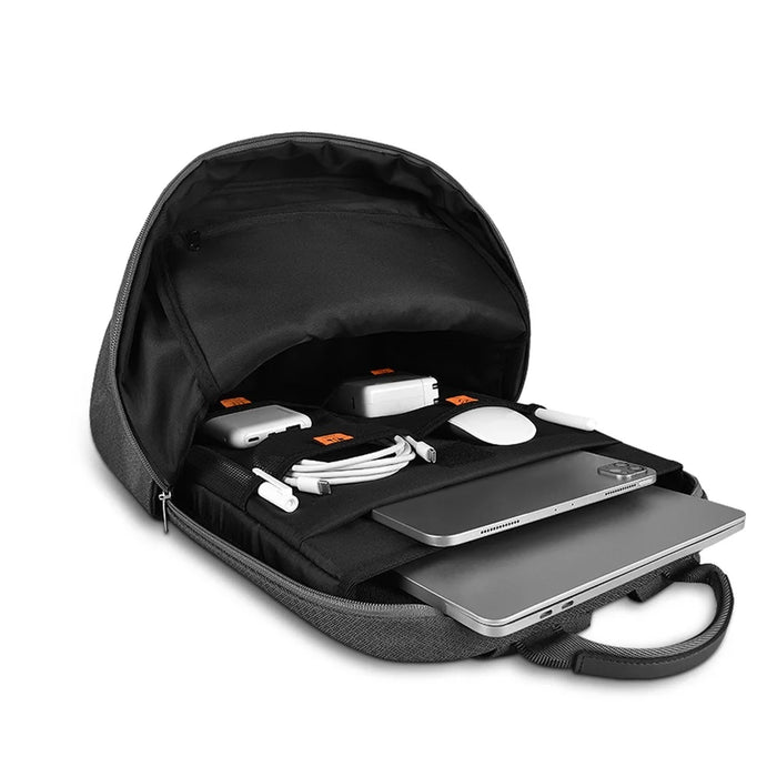 WIWU 15.6inch Laptop Backpack Waterproof Large Capacity Shoulder Bag - 4