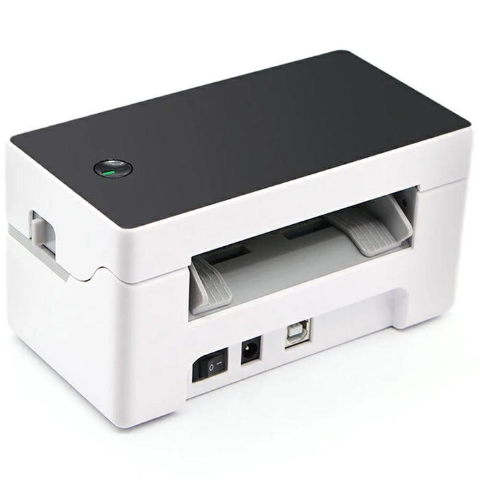 TDL402 Fast Printing 203DPI Thermal Printer Inkless Barcode Label Printer, USB + Bluetooth-compatible Version - US Plug - 2
