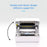 TDL402 Fast Printing 203DPI Thermal Printer Inkless Barcode Label Printer, USB + Bluetooth-compatible Version - US Plug - 6