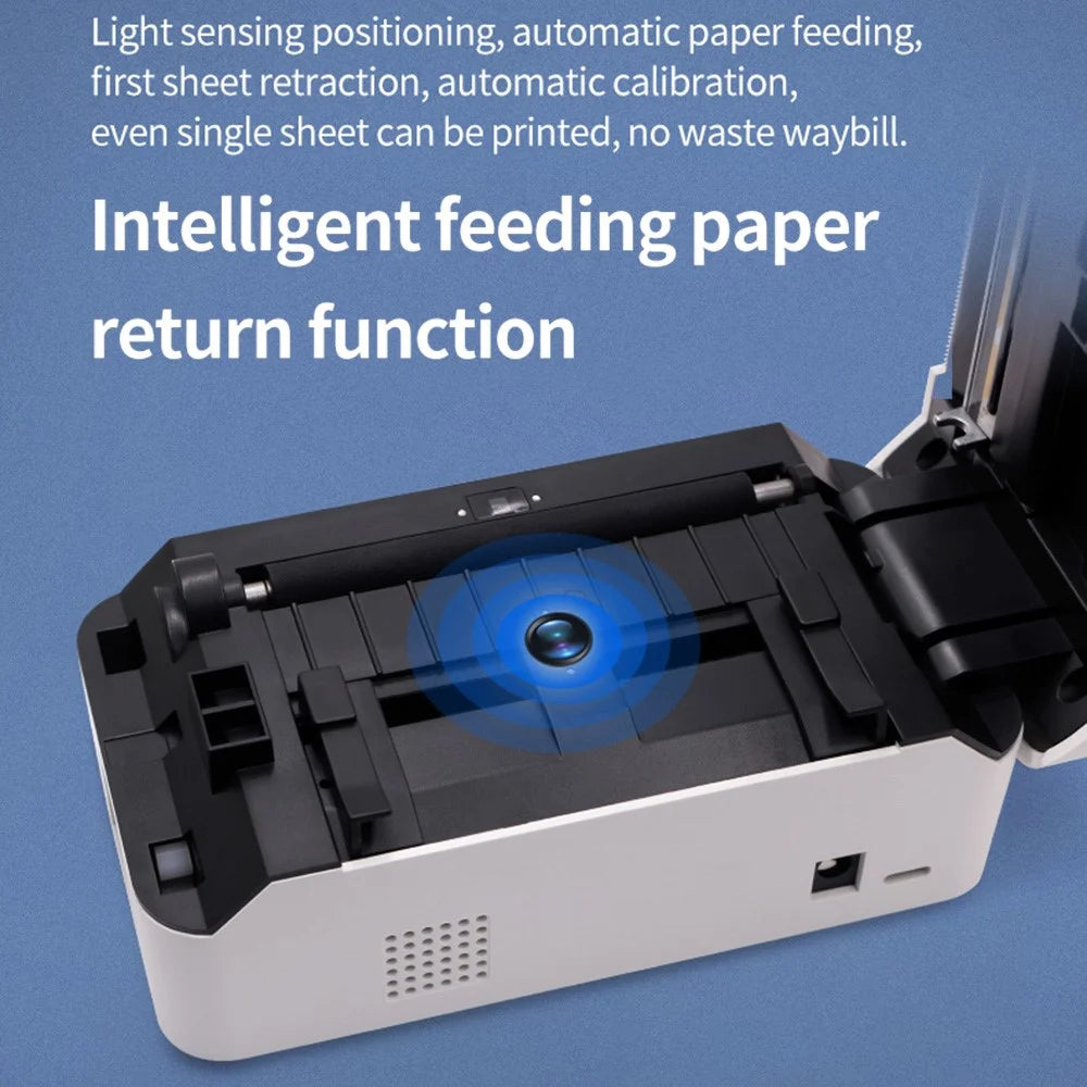 TDL401H USB Computer Thermal Label Printer Receipt Printing Tool - US Plug - 7