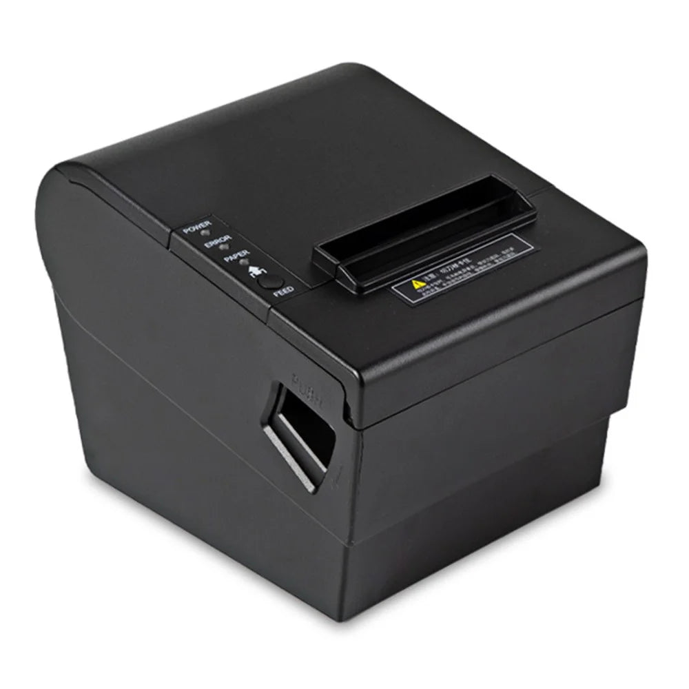 80370 USB+Bluetooth-compatible Thermal Label Printer  80mm Printing Width Receipt Printing Tool - US Plug - 1