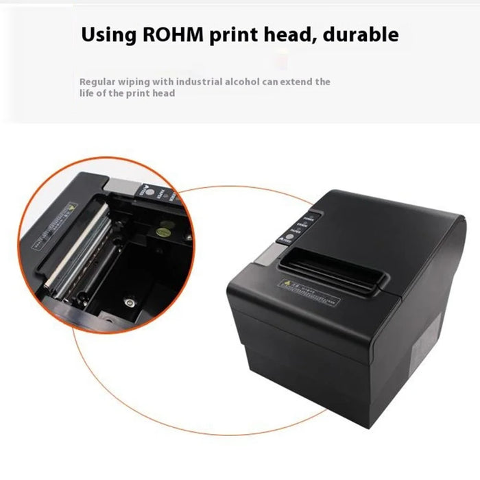 8030III Thermal Receipt Printer with 80mm Printing Paper Width and Auto Cutting Head - US Plug - 3