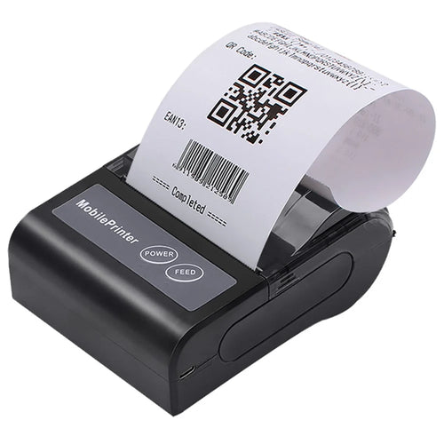 80HB5 USB+Bluetooth-compatible 80mm Thermal Label Printer Receipt Printing Tool for Apple / Android- US Plug - 1