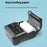 58BH2 USB+Bluetooth-compatible Thermal Label Printer Receipt Printing Tool with 58mm Width Printing Paper Roll - US Plug - 7
