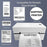 MARKLIFE D100 Mini Bluetooth-compatible Thermal Shipping Label Printer Barcode Printing Device - Black / EU Plug - 3