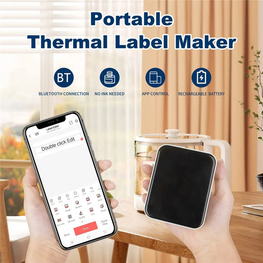 MARKLIFE P15 Inkless Label Maker Machine Mini Wireless Bluetooth-compatible Thermal Printer - Green - 2
