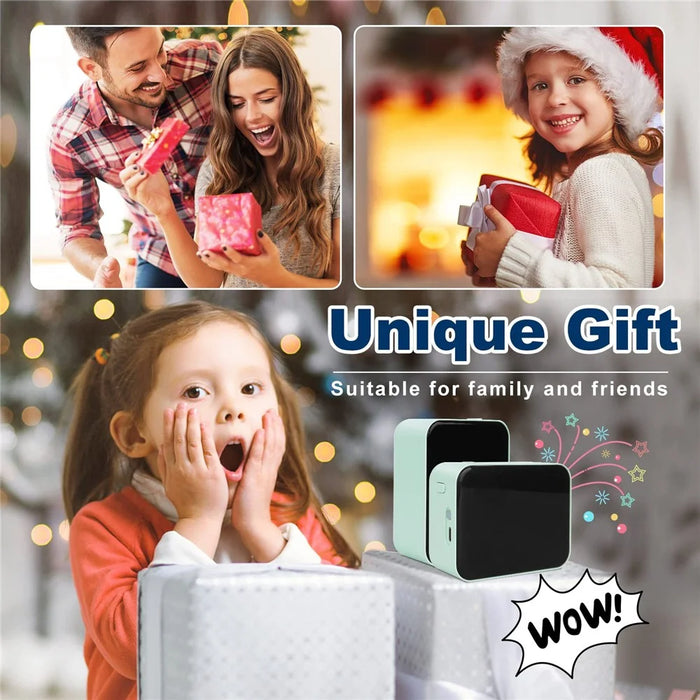 MARKLIFE P15 Inkless Label Maker Machine Mini Wireless Bluetooth-compatible Thermal Printer - Green - 6