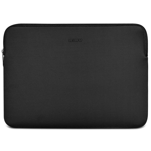 WIWU Zero Sleeve 16-inch Laptop Bag Soft Lining Portable Notebook Carrying Pouch - Black - 1