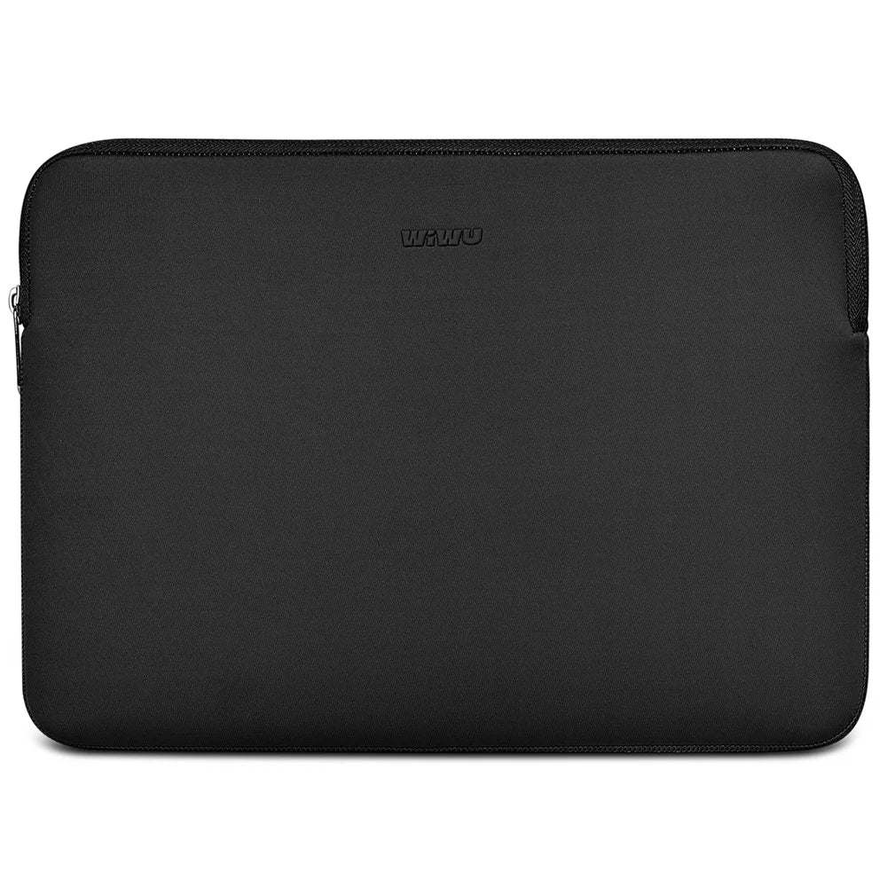 WIWU Zero Sleeve 16-inch Laptop Bag Soft Lining Portable Notebook Carrying Pouch - Black - 1
